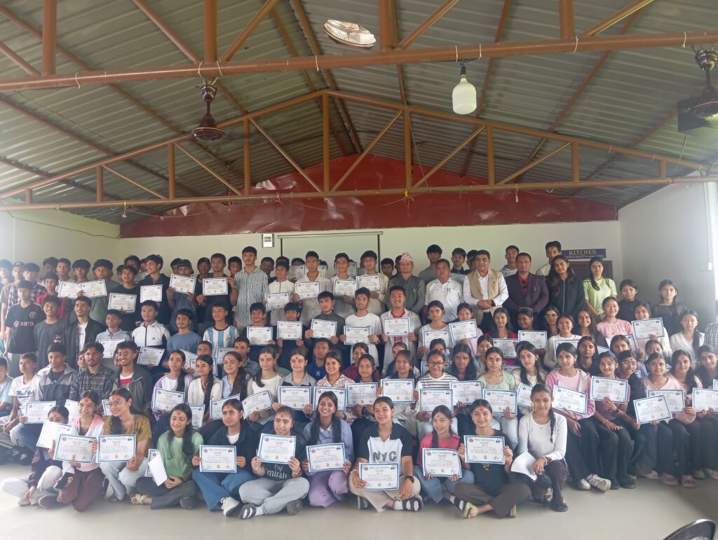 पोखरा २७ को निःशुल्क कम्प्युटर तालिमको समापन