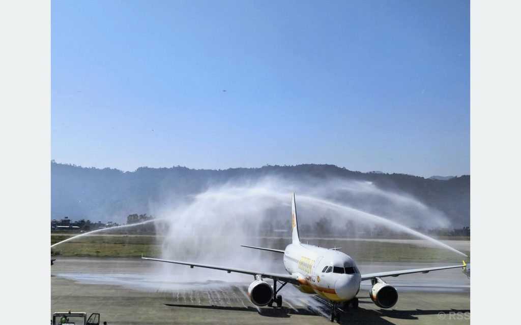 पोखरा अन्तर्राष्ट्रिय विमानस्थलबाट भुटानको पारोमा उडान सुरु