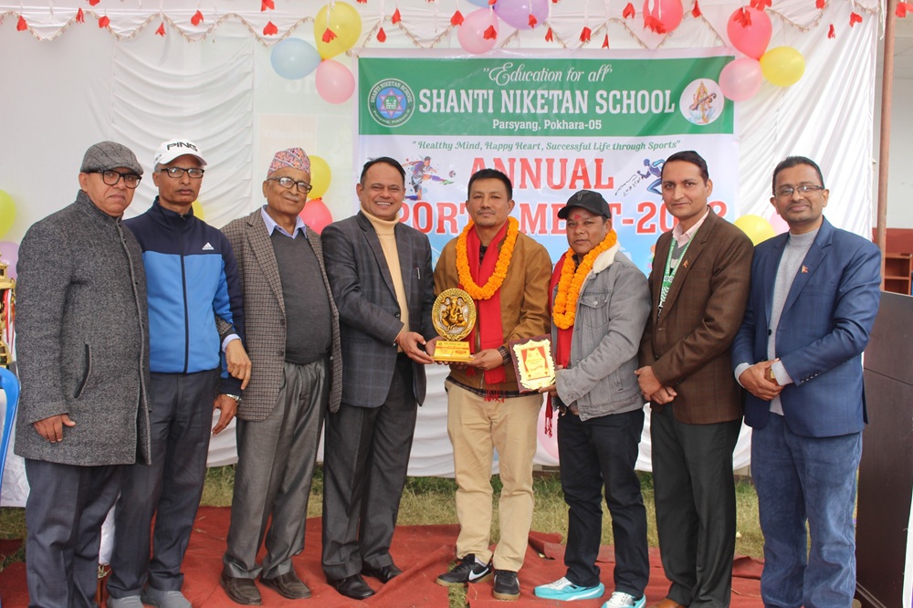 शान्ति निकेतन विद्यालयमा वार्षिक खेलकुद महोत्सव सुरु