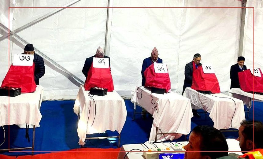 एमालेको महाधिवेशनमा  सकियो मतदान, २ हजार २ सय २७ मत खस्यो