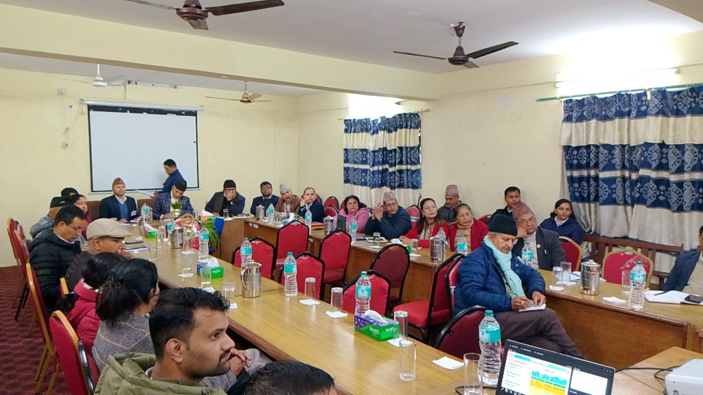 जिल्ला समन्वय समिति कास्कीको स्वास्थ बिमा सम्बन्धि अन्तर्क्रीया सम्पन्न 