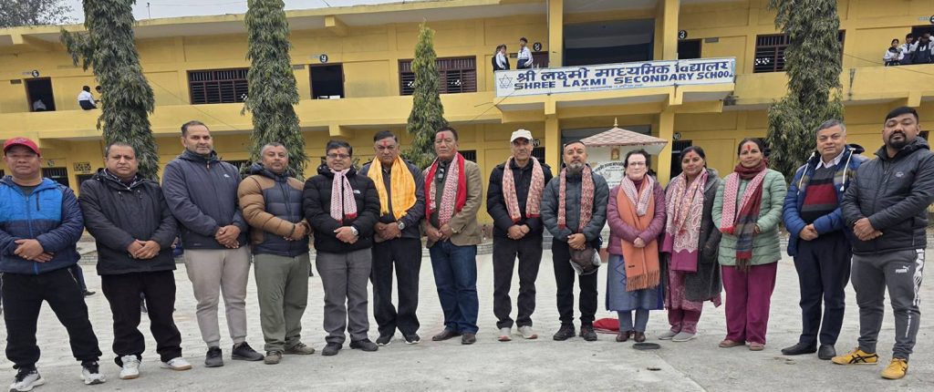 पोखरा २६ स्थित  लक्ष्मी  मा.वि .व्यवस्थापन समितिको अध्यक्षमा गुरुड