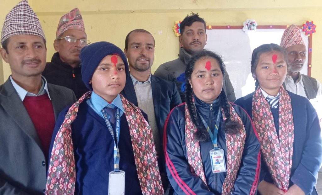 पोखरा ३३ को शान्ति उदय मा वि मा वडास्तरीय वक्तृत्वकला