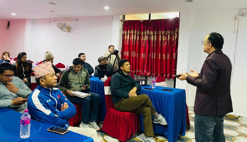कण्डम दिवसमा पत्रकारसँग अन्तरक्रिया