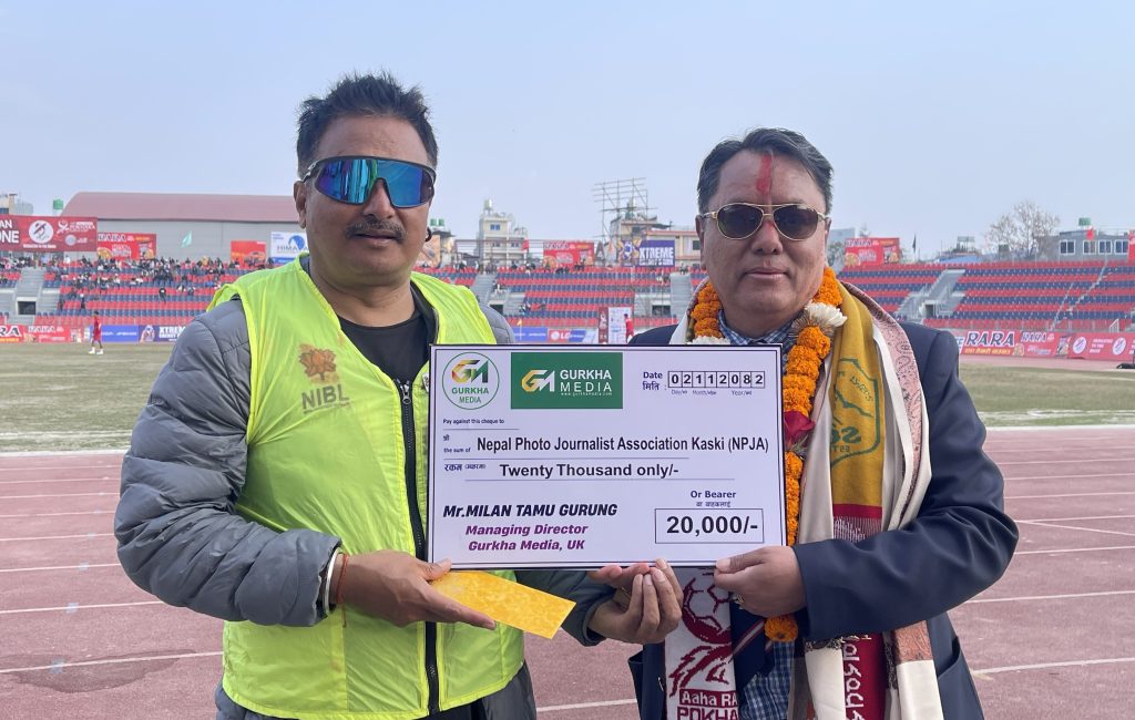 फोटो पत्रकार अक्षयकोषमा फोटो पत्रकार मिलन तमुको २० हजार सहयोग