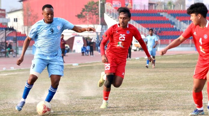 आहा रारा पोखरा गोल्डकपमा आज एपीएफ र मनाङ मर्स्याङ्दी