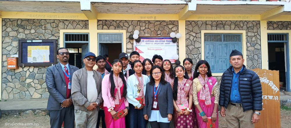 कालिका माविबाट एसइई दिने विद्यार्थीलाई बिदाइ र शुभकामना