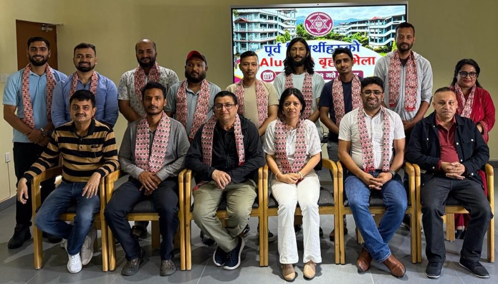 जनप्रिय बहुमुखी क्याम्पस अल्मुनाइको अध्यक्षमा देवेन्द्र धिताल