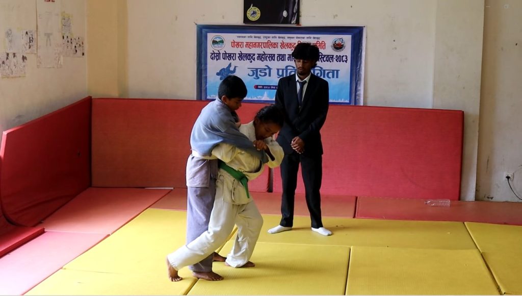 पोखरामा अन्तरविद्यालय जुडो प्रतियोगिता सम्पन्न, ७५ खेलाडी सहभागी