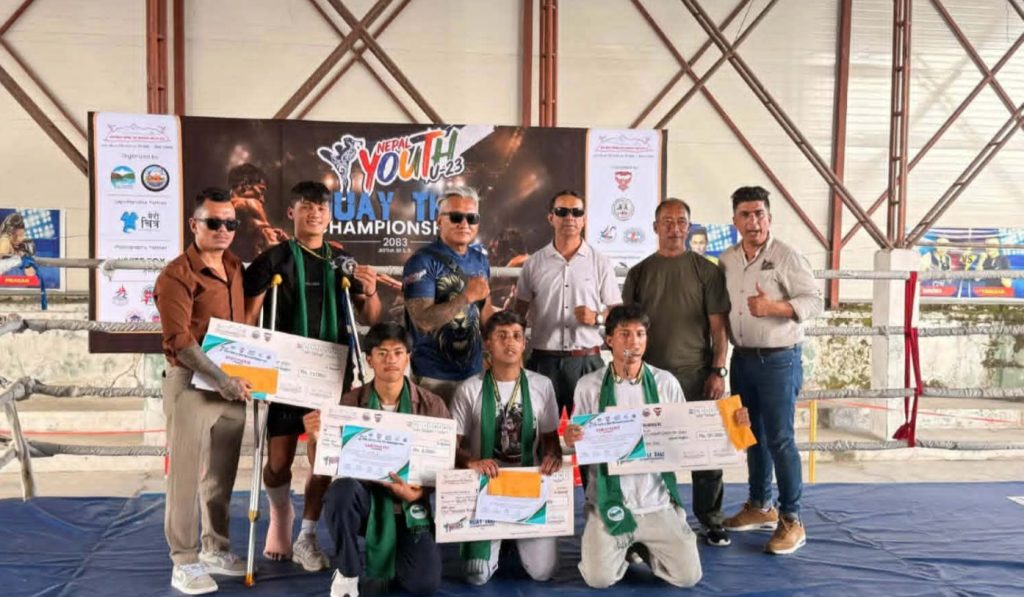 पोखरामा आयोजित यूथ–२३ राष्ट्रिय मुआथाई च्याम्पियनसिपमा जलनलाई स्वर्ण