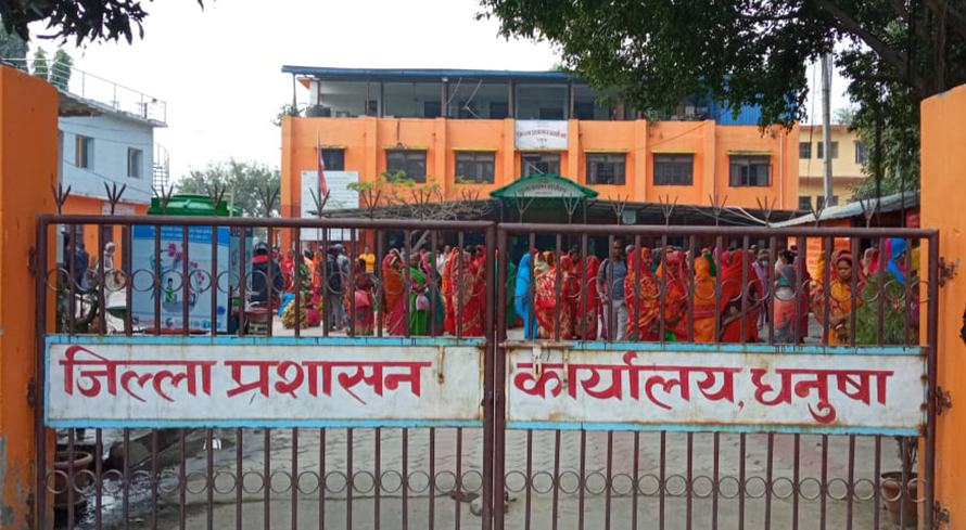 धनुषामा आज बिहान ६ बजेदेखि ८ बजेसम्म कर्फ्यु खुकुलो