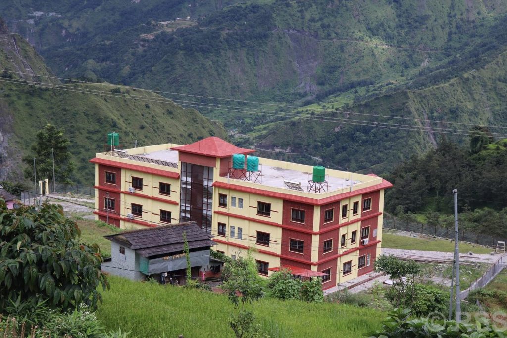 धवलागिरिको प्रशासकीय भवन निर्माण अन्तिम चरणमा