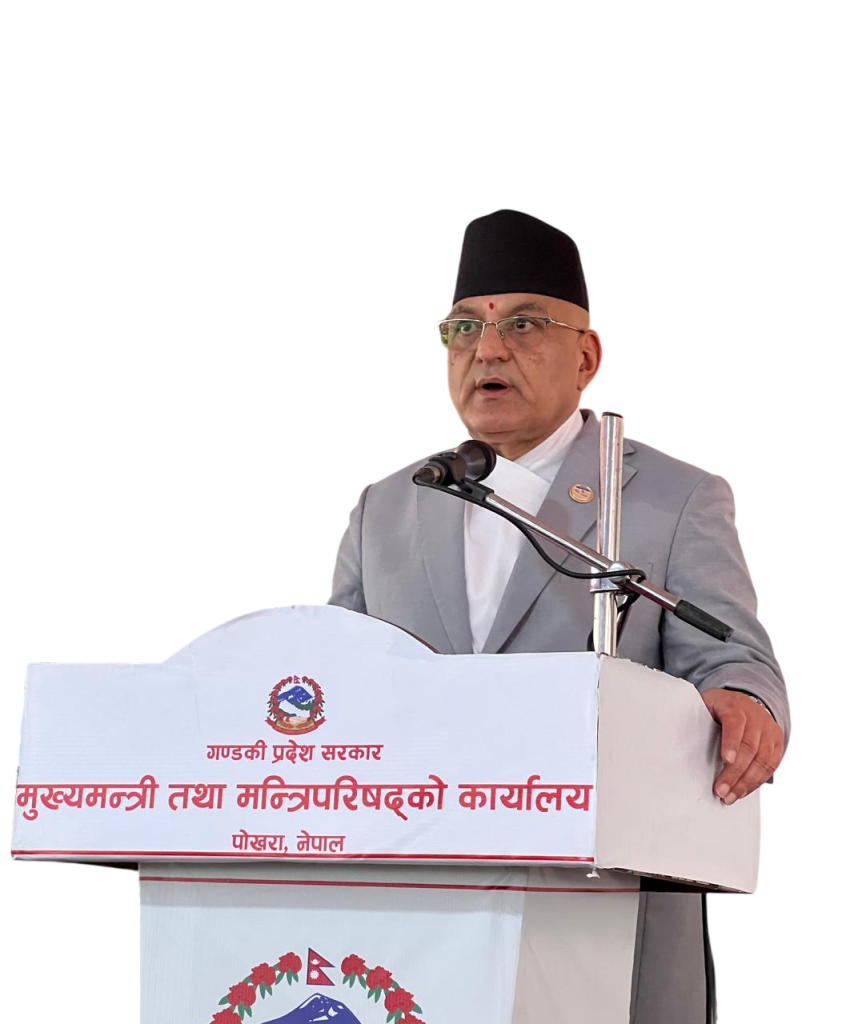 गण्डकीका मुख्यमन्त्री पाण्डेद्वारा कांग्रेस उपसभापतिमा उम्मेदवारी घोषणा