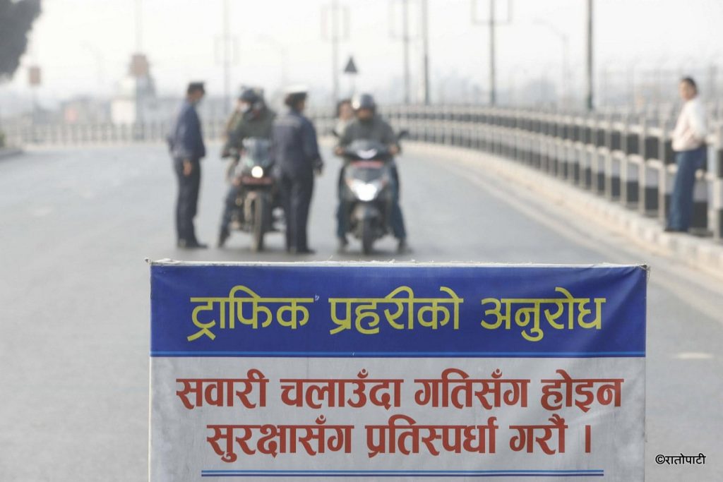 मापसे र लापसे गरी सवारी चलाउने एक हजार ३७ चालक कारबाहीमा