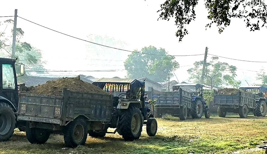 बागलुङमा अवैध नदी दोहन गर्ने ७० सवारी कारबाहीमा